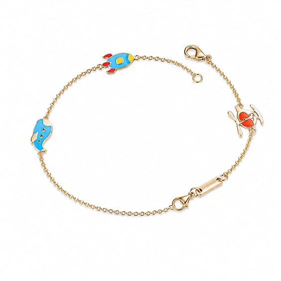 Bracelet Idee Preziose dal 1987 Child in Yellow Gold IP.BK18G/135 - IP.BK18G/135